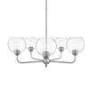 Home Decorators Collection 45095-HBON Lámpara de Araña Jill Níquel Cepillado 5 Luces | MiOfertas