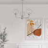 Home Decorators Collection 45326-HBON Lámpara Colgante Jill Níquel Cepillado | MiOfertas