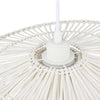 Hampton Bay HDP98950WH Lámpara Colgante Rattan Blanco 1 Luz | MiOfertas