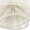 Hampton Bay HDP98950WH Lámpara Colgante Rattan Blanco 1 Luz | MiOfertas