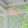 Hampton Bay HDP98950RAT Lámpara Colgante Wilby de Rattan Natural | MiOfertas