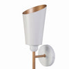 Hampton Bay HDP34315WHGD Lámpara de Pared Blanca y Dorada Park Haven | MiOfertas