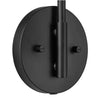Hampton Bay HD5887G4 Lámpara de Pared Highler Negra Mate con Pantalla de Ratán | MiOfertas