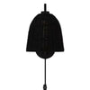 Hampton Bay HD5887G4 Lámpara de Pared Highler Negra Mate con Pantalla de Ratán | MiOfertas