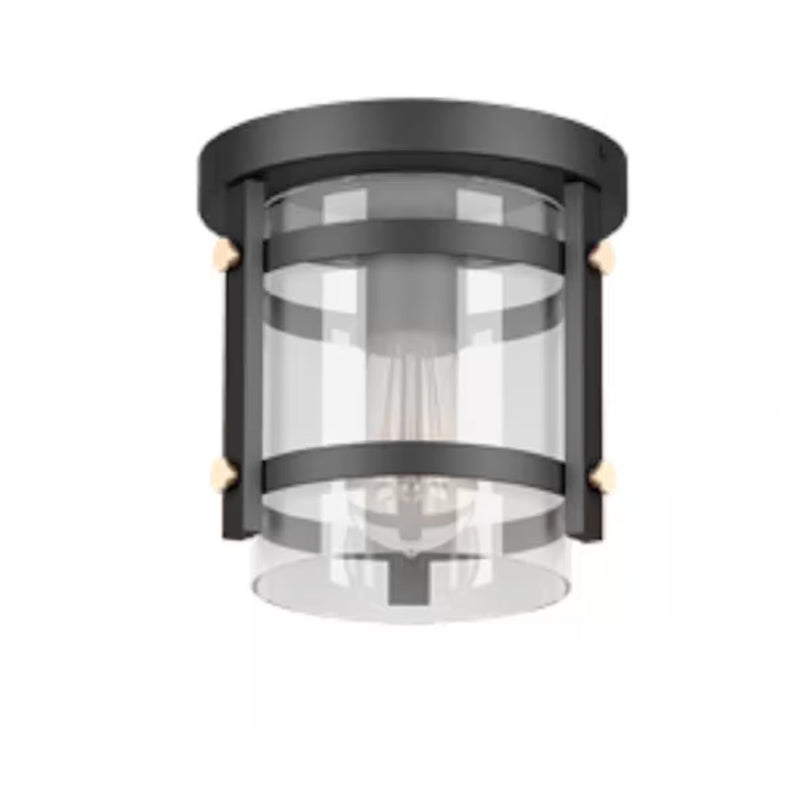 Huxley 1-Light Dark Bronze Flush Mount - 1008461805