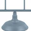 Hampton Bay HDP99175BLU 35" Lámpara Colgante Isla Kelford Azul 3 Luces | MiOfertas