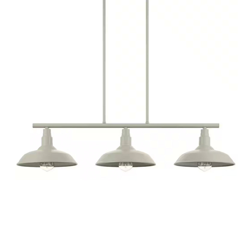 Kelford 35 in. 3-Light Grey Island Chandelier - 1008480742