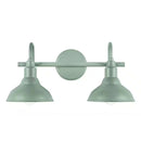 Kelford 18 in. 2-Light Teal Bath Vanity Light - 1008480754