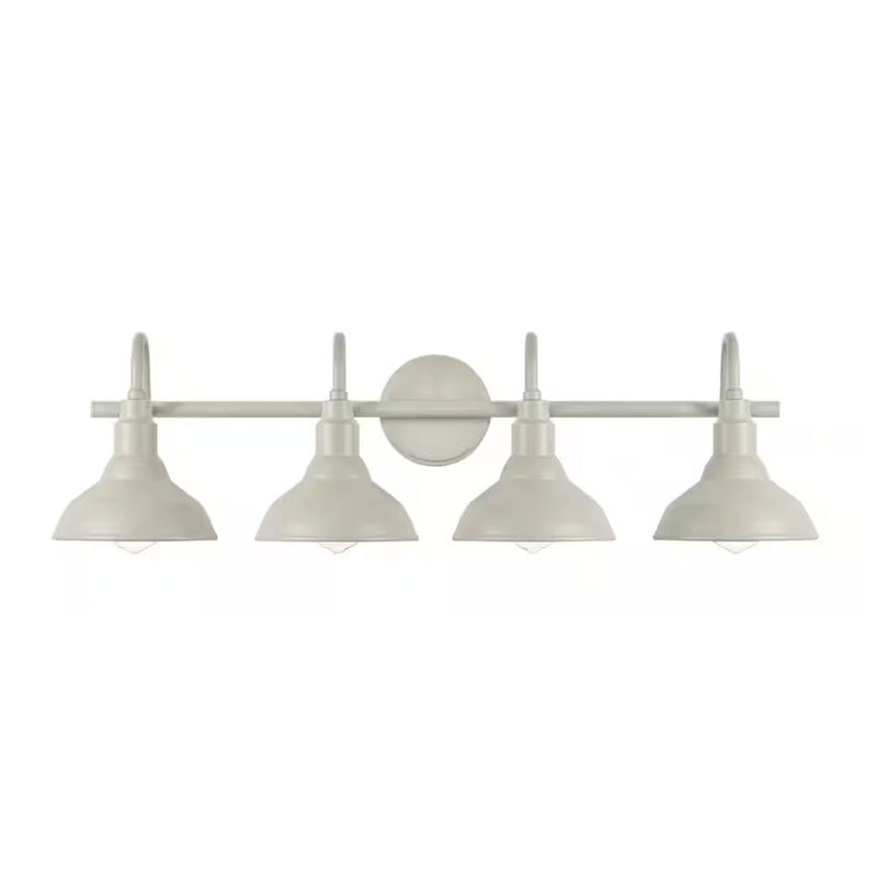 Hampton Bay HDP99190GRN 32" Lámpara de Tocador 4 Luces Gris Kelford | MiOfertas