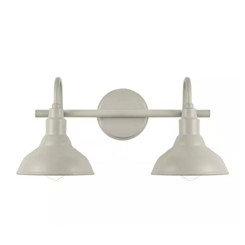Kelford 18 in. 2-Light Grey Bath Vanity Light - 1008480788