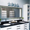 Hampton Bay HDP99190BLU 32" Lámpara de Baño Kelford Azul 4 Luces | MiOfertas