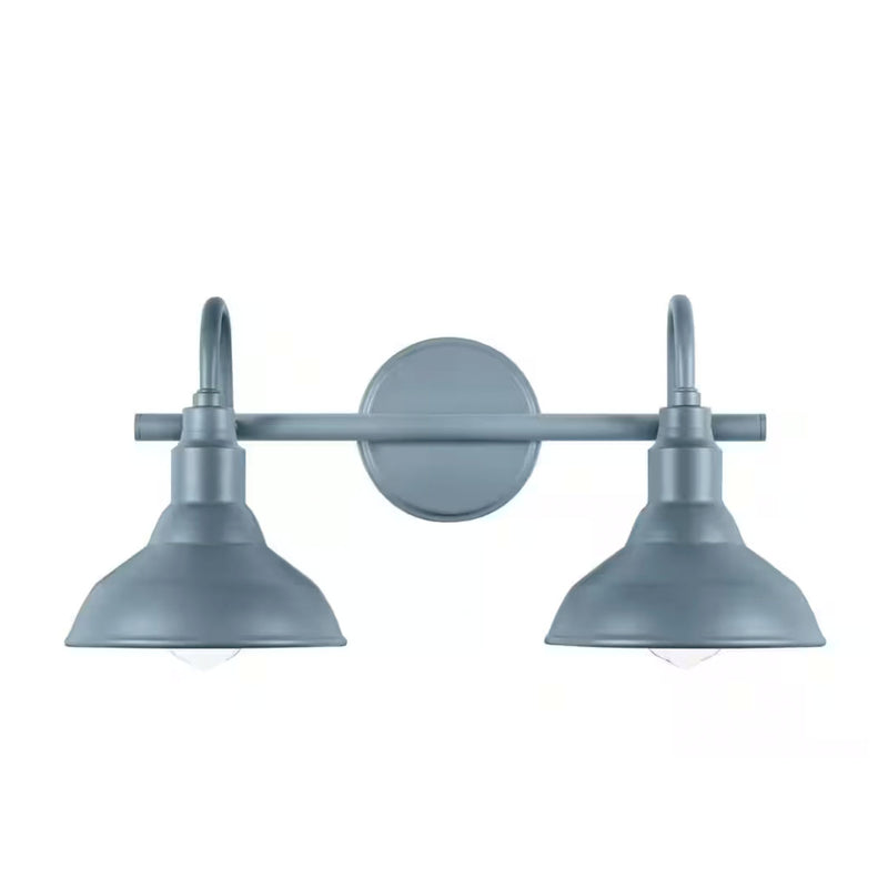 Kelford 18 in. 2-Light Blue Vanity Bath Light - 1008480835