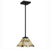 Home Decorators Collection HD7837H Lámpara Colgante Mini Negra con Pantalla Tiffany | MiOfertas
