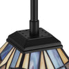 Home Decorators Collection HD7837H Lámpara Colgante Mini Negra con Pantalla Tiffany | MiOfertas