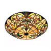Home Decorators Collection HD7840A 12" Lámpara Semienrasada Tiffany Negra Mate | MiOfertas