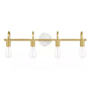 Hampton Bay C6379 30" Lámpara de Baño Hensley Oro y Mármol Falso | MiOfertas