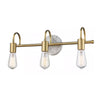 Hampton Bay C6379 30" Lámpara de Baño Hensley Oro y Mármol Falso | MiOfertas