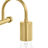 Hampton Bay C6379 30" Lámpara de Baño Hensley Oro y Mármol Falso | MiOfertas