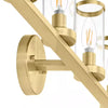Hampton Bay V02502-4L-Brass Loveland 25" Lámpara de Tocador Latón 4 Luces | MiOfertas