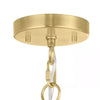 Hampton Bay 71717 Lámpara Candelabro Loveland Latón 8 Luces con Pantallas de Vidrio | 71717 BRASS | MiOfertas