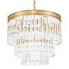 Home Decorators Collection 30800-HBTG Lámpara Colgante 5 Luces Oro con Cristal | MiOfertas