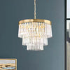 Home Decorators Collection 30800-HBTG Lámpara Colgante 5 Luces Oro con Cristal | MiOfertas
