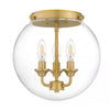 Home Decorators Collection HD34265B1 12.25" Lámpara de Techo Dorado Cepillado 3 Luces | MiOfertas