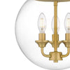 Home Decorators Collection HD34265B1 12.25" Lámpara de Techo Dorado Cepillado 3 Luces | MiOfertas