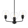 Hampton Bay LBZ8103AX-01/MB Lámpara Colgante Florabelle 3 Luces Negro Mate | MiOfertas