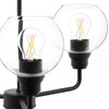 Hampton Bay LBZ8103AX-01/MB Lámpara Colgante Florabelle 3 Luces Negro Mate | MiOfertas