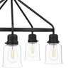 Hampton Bay LCF8105AX-01/MB Timphaven Candelabro Negro Mate 5 Luces | MiOfertas
