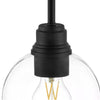 Hampton Bay LBZ8901AS-01/MB 6" Lámpara Colgante Mini Florabelle Negra Mate | MiOfertas