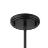 Hampton Bay LBZ8901AX-01/MB 12" Lámpara Colgante Florabelle Negra Mate con Globo de Cristal | MiOfertas