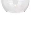 Hampton Bay LBZ8901AX-01/MB 12" Lámpara Colgante Florabelle Negra Mate con Globo de Cristal | MiOfertas