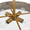 Home Decorators Collection HB3807-311 Lámpara Colgante Latón Antiguo 4 Luces | MiOfertas