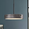 Home Decorators Collection HB3807-43 Lámpara Colgante Negra Mate 4 Luces con Madera Ébano | MiOfertas