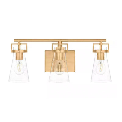 Home Decorators Collection 4001003SG-848 22" Lámpara de Tocador Latón Satinado 3 Luces | MiOfertas