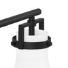 Home Decorators Collection 4001004MG-112 30.75" Lámpara de Tocador Negra Mate 4 Luces | MiOfertas