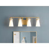 Home Decorators Collection 4001004MG-848 30.75" Lámpara Tocador Latón Satinado 4 Luces | MiOfertas