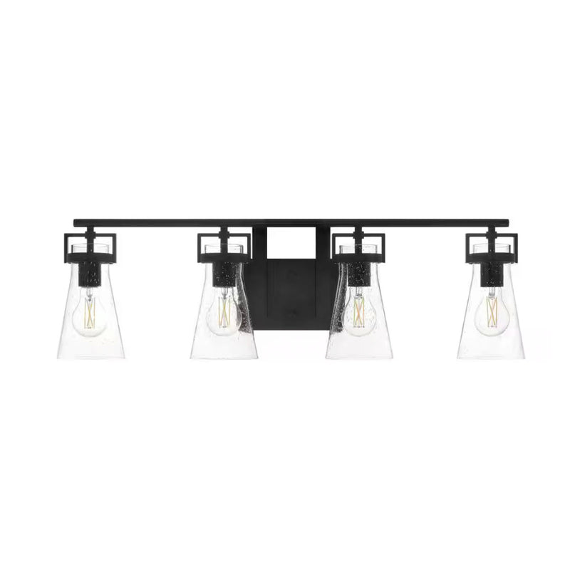 Home Decorators Collection 4001004SG-112 30.75" Lámpara de Tocador Negra Mate | MiOfertas