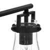 Home Decorators Collection 4001004SG-112 30.75" Lámpara de Tocador Negra Mate | MiOfertas