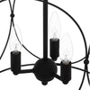 Hampton Bay T-P00211007A Croyden 3-Luces Candelabro Jaula Negro | MiOfertas