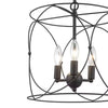 Hampton Bay T-P00211007A Croyden 3-Luces Candelabro Jaula Negro | MiOfertas