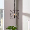 Hampton Bay T-P00211007A Croyden 3-Luces Candelabro Jaula Negro | MiOfertas