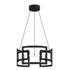 Hampton Bay HD6246A Lámpara Colgante LED Integrada Negra Mate 26W | MiOfertas