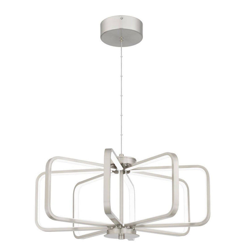 Hampton Bay HD7995A2 Birmingham Lámpara Colgante LED Níquel Cepillado | MiOfertas