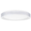 Mitchell 23-Watt White Integrated LED Flush Mount with Acrylic Shade - 1008971758