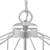Hampton Bay KH-001M-CH Lámpara Colgante Cromo Jaula Geométrica | MiOfertas
