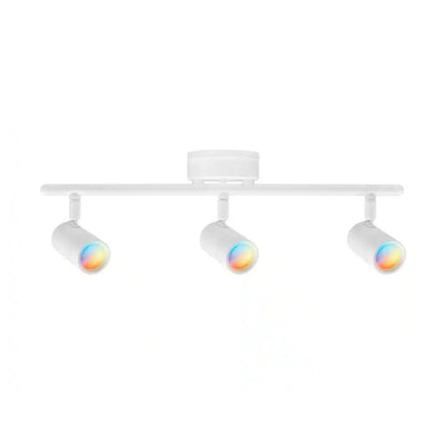 Hampton Bay TE10c150018WWG 2 ft. Kit de Iluminación de Riel LED Inteligente Boedy Blanco Mate | MiOfertas