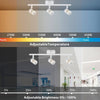 Hampton Bay TE10c150018WWG 2 ft. Kit de Iluminación de Riel LED Inteligente Boedy Blanco Mate | MiOfertas